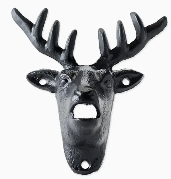 Deer Cast Iron Wall Mounted Bottle Opener 1