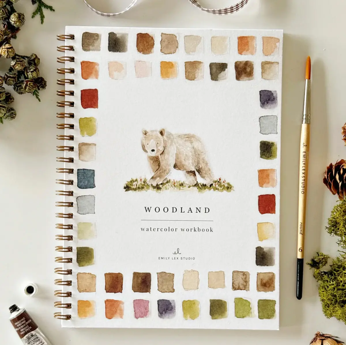 Woodland Watercolor Workbook 1