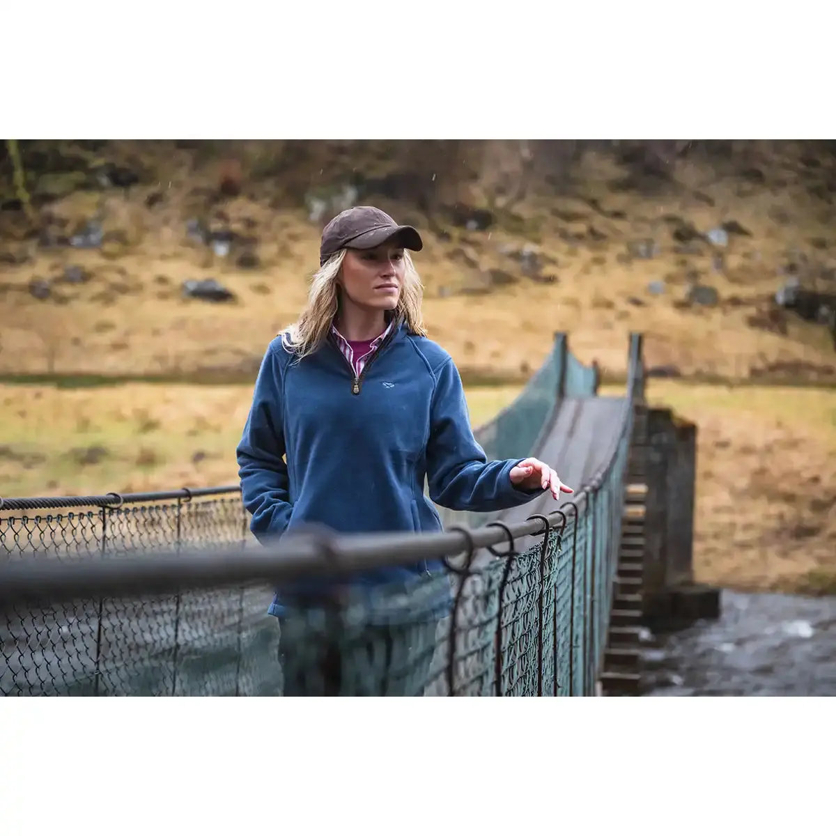Hoggs Of Fife Stenton Ladies 1/4 Zip Fleece 8