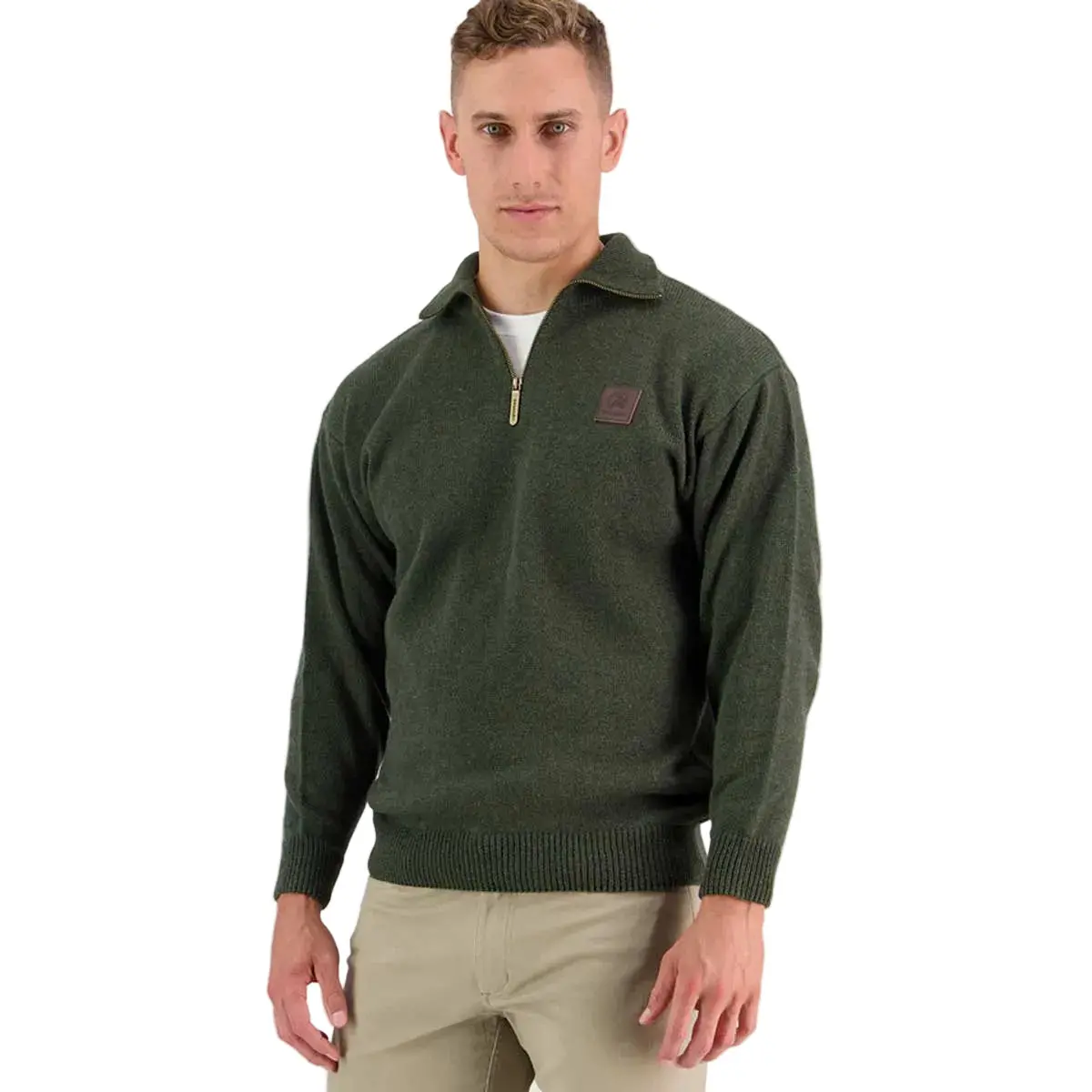 Swanndri Mariner Zip Neck Sweater 1