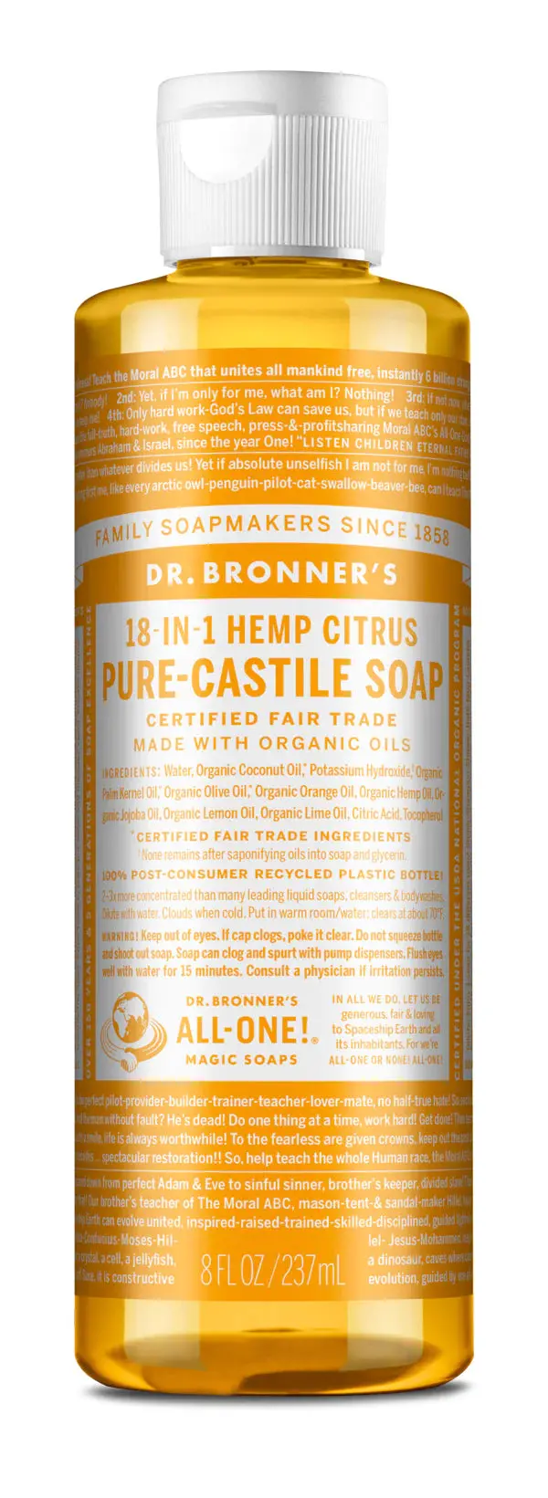 Dr. Bronner's Liquid Soap - Citrus 2
