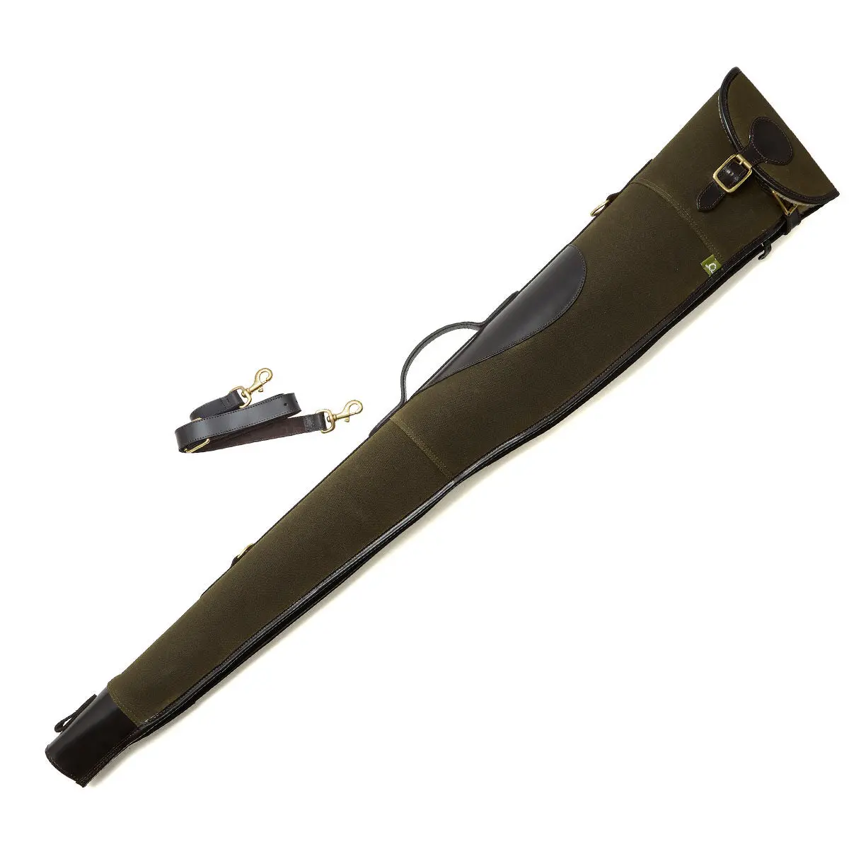 Chatham Waxed Canvas Gun Slip With Flap & Zip 1