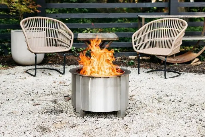 Breeo X Series 24" Smokeless Fire Pit - Stainless 1