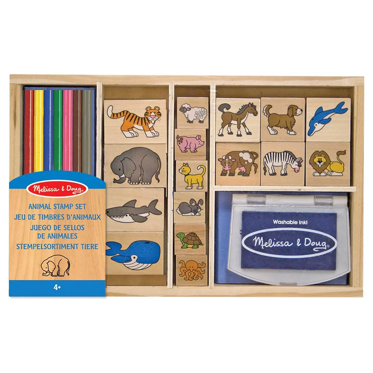Melissa & Doug Animal Stamp Set 1