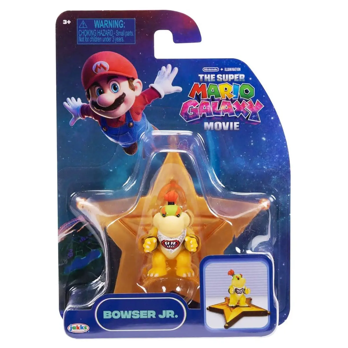 The Super Mario Galaxy Movie: Bowser Jr. Mini Figure With Star Launcher 1