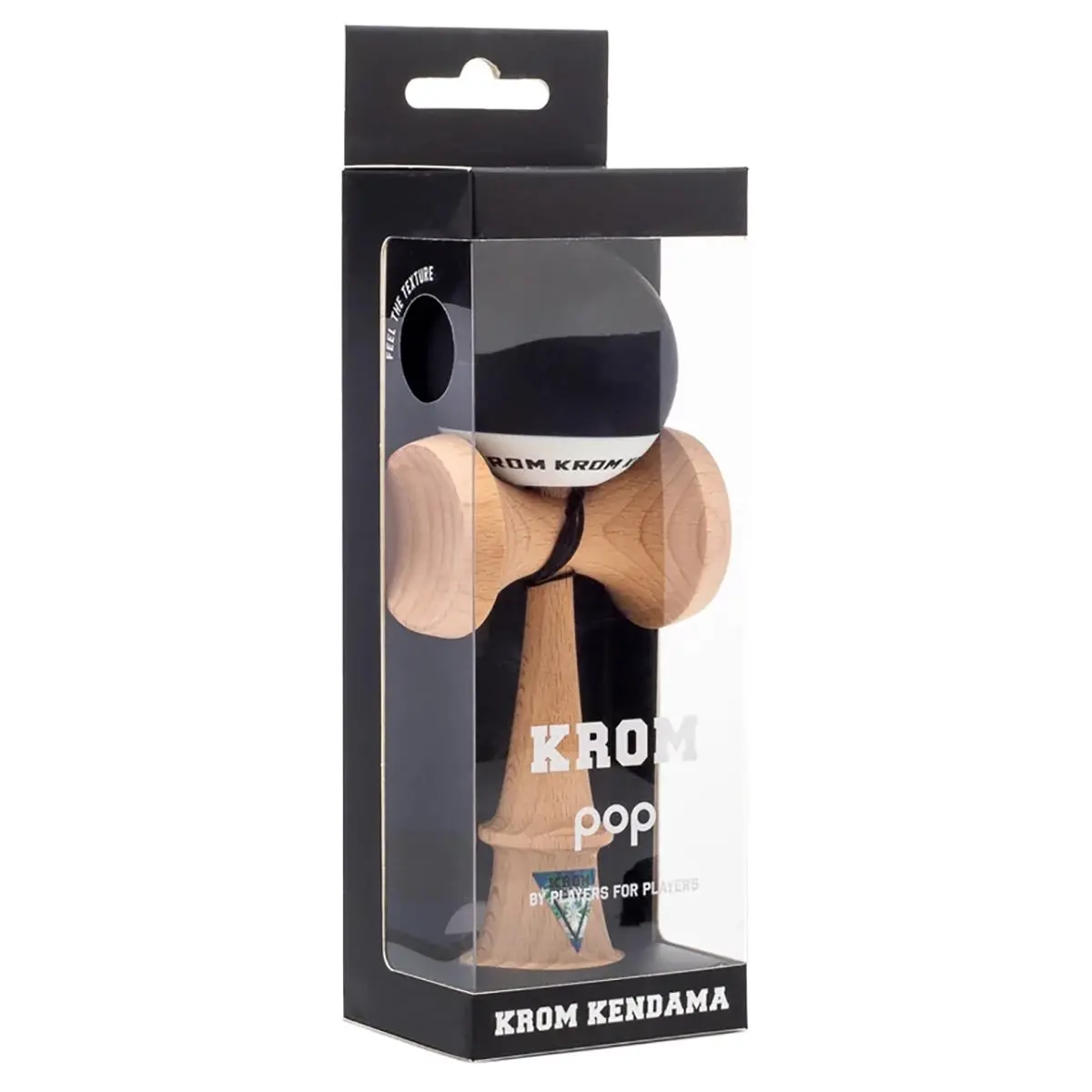 Krom Kendama Pop Rubber Black Game 1