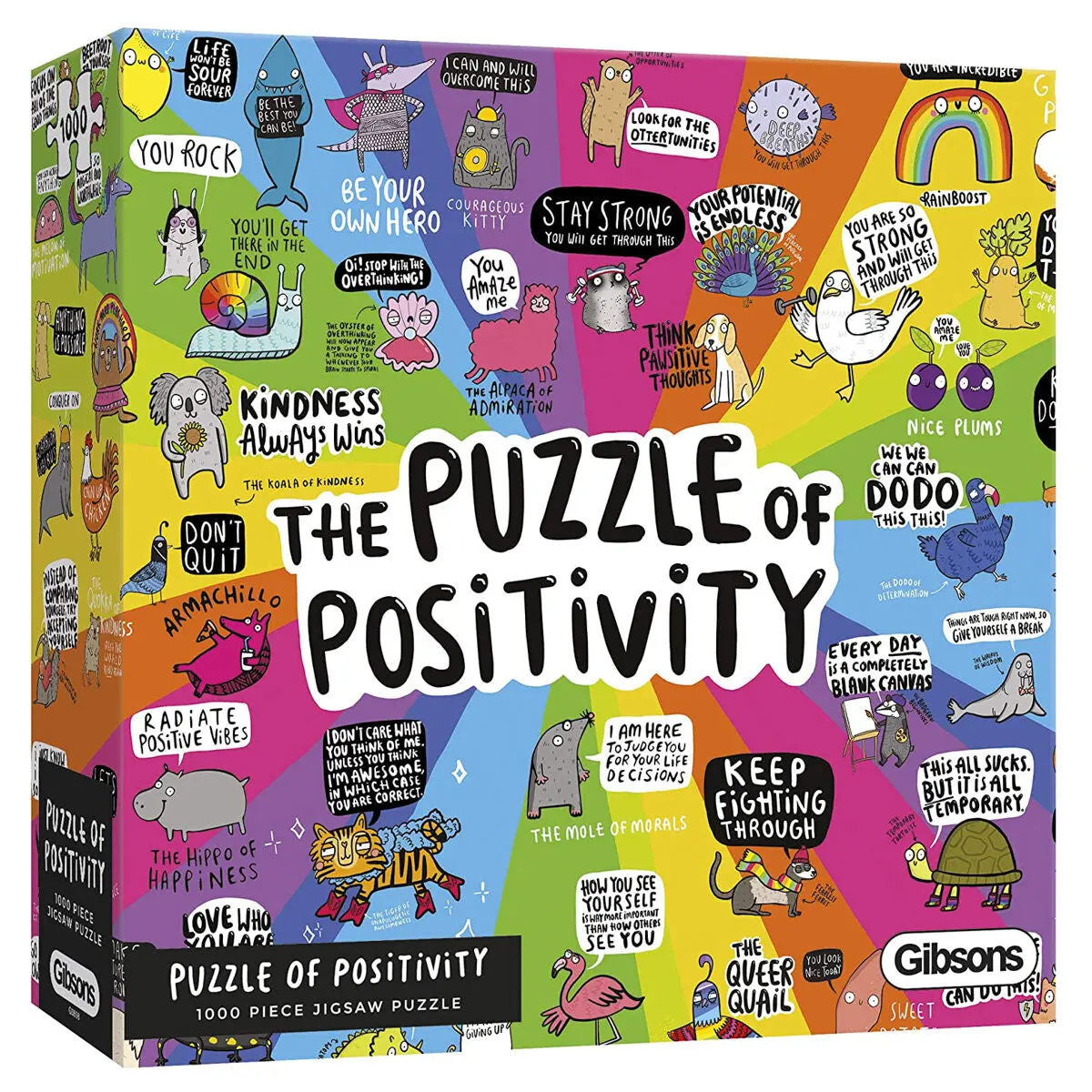 Gibsons The Puzzle Of Positivity 1000 Piece Jigsaw Puzzle 1
