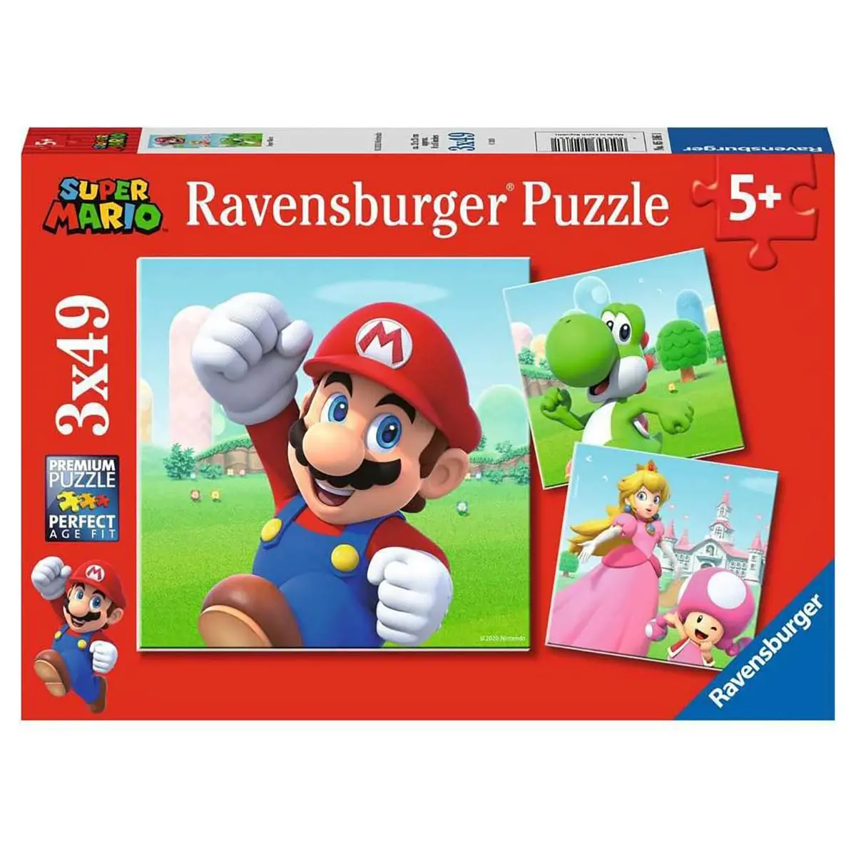 Ravensburger Super Mario 2 3 X 49 Piece Puzzles 1