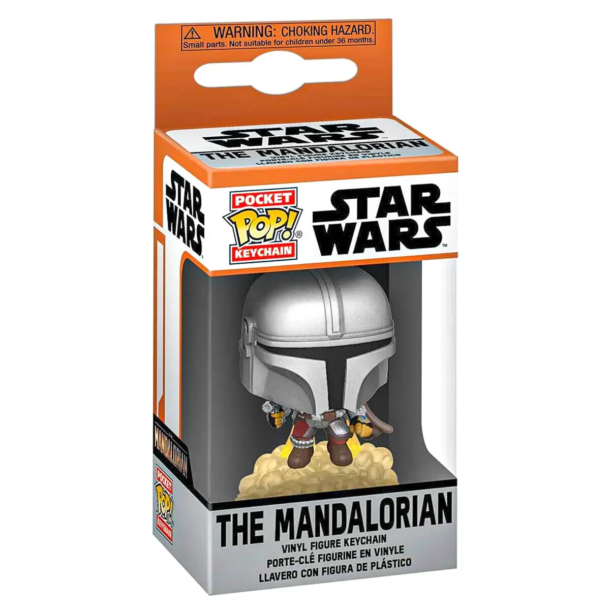 Funko Pop! Pocket Keychain Star Wars The Mandalorian With Blaster Vinyl Figure 1