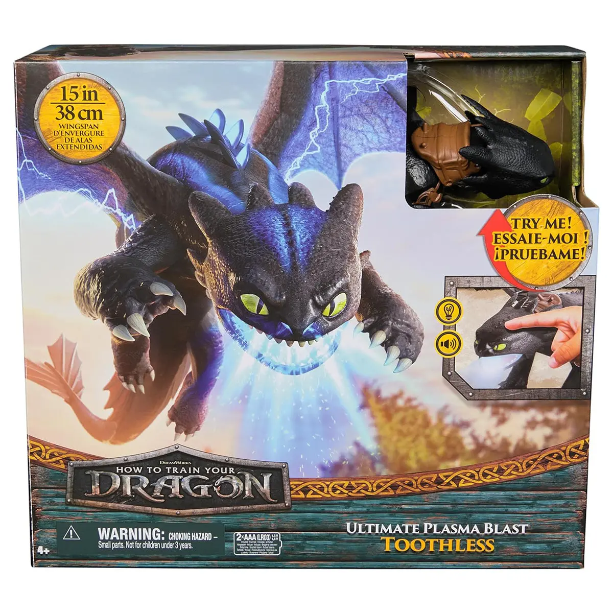 How To Train Your Dragon: Ultimate Plasma Blast Toothless Figure 1