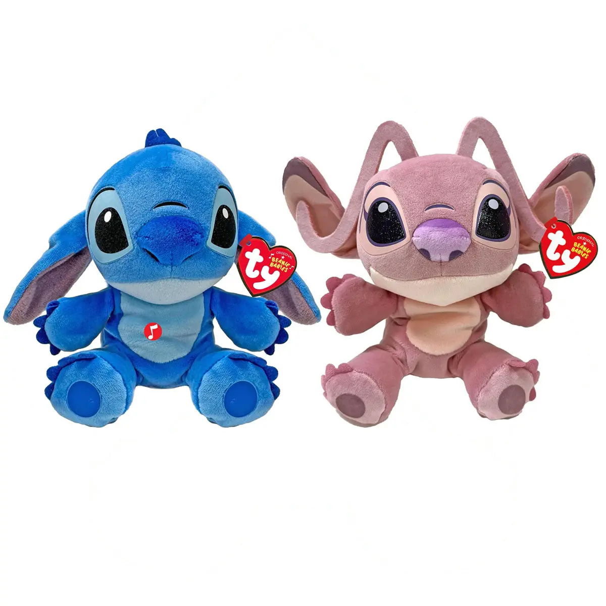 Ty Beanie Babies Disney Stitch & Angel Soft Toy (2 Pack) 1