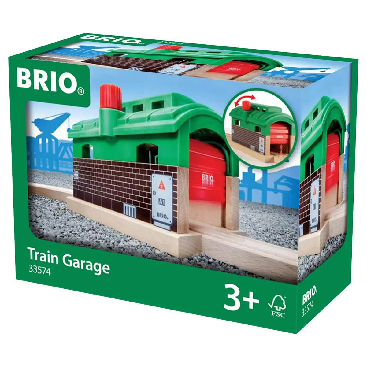 Brio World Train Garage 1