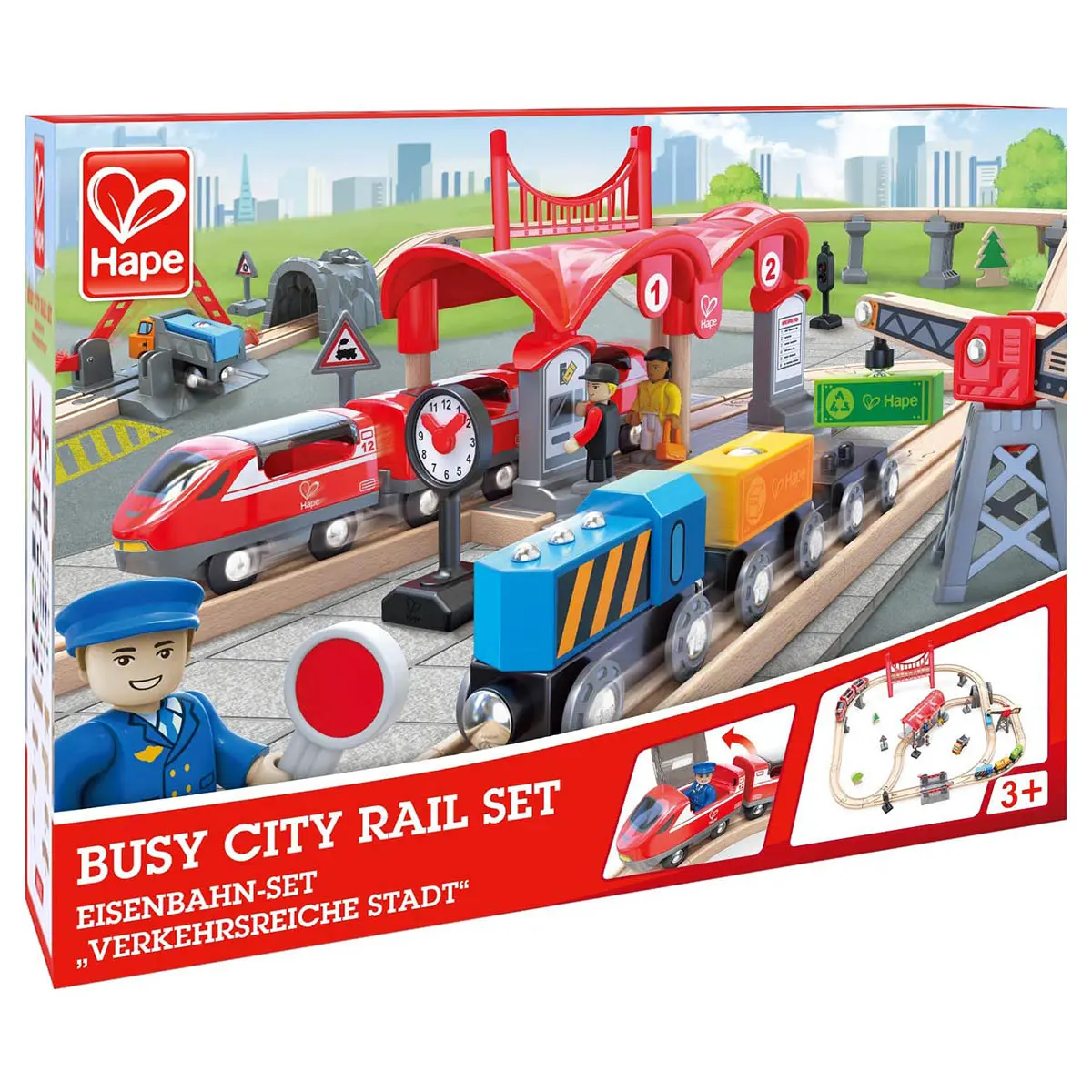 Hape Busy City Rail Set 1