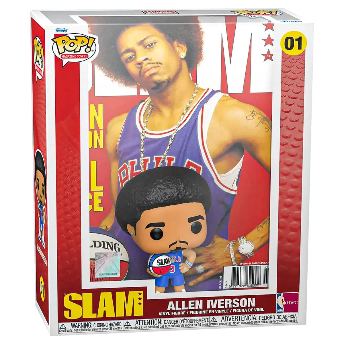 Funko Pop! Magazine Covers Slam Allen Iverson Vinyl Figure In Protective Case #01 1