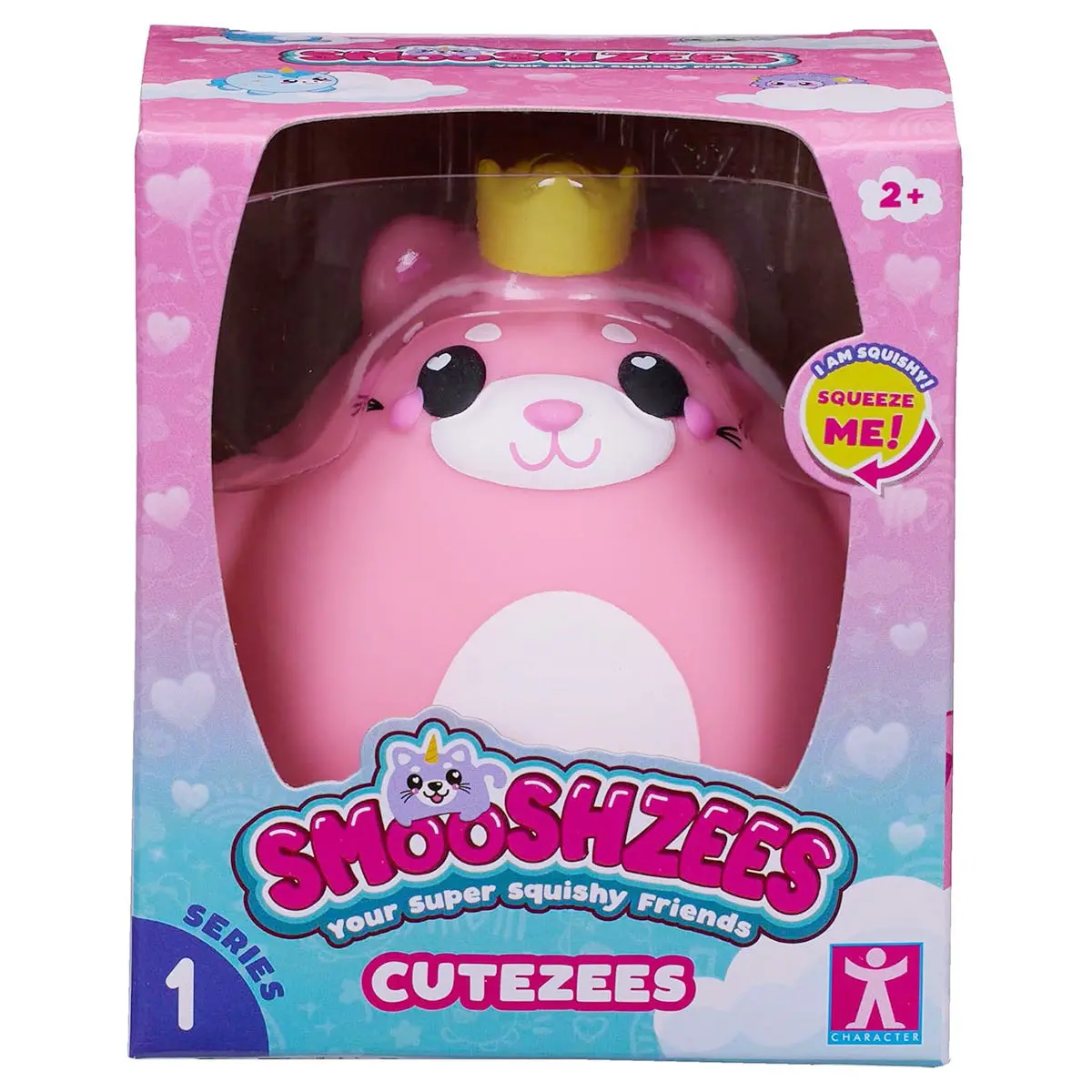 Smooshzees Cutezees Rose Kitty Series 1 Soft Toy 1