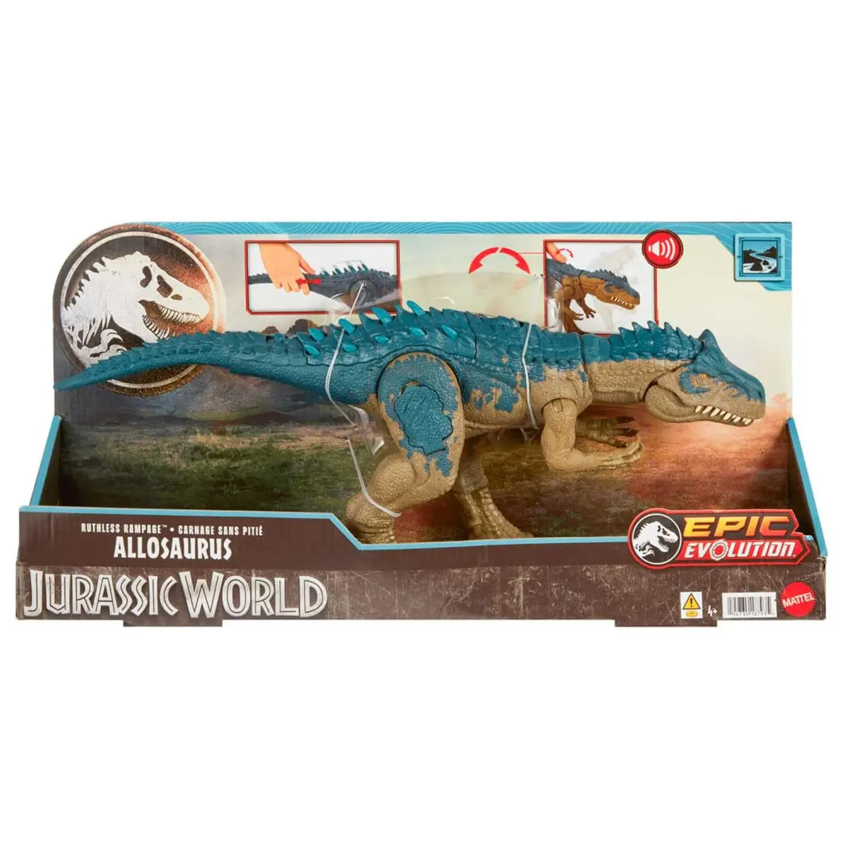 Jurassic World Ruthless Rampage Allosaurus Dinosaur Figure 1