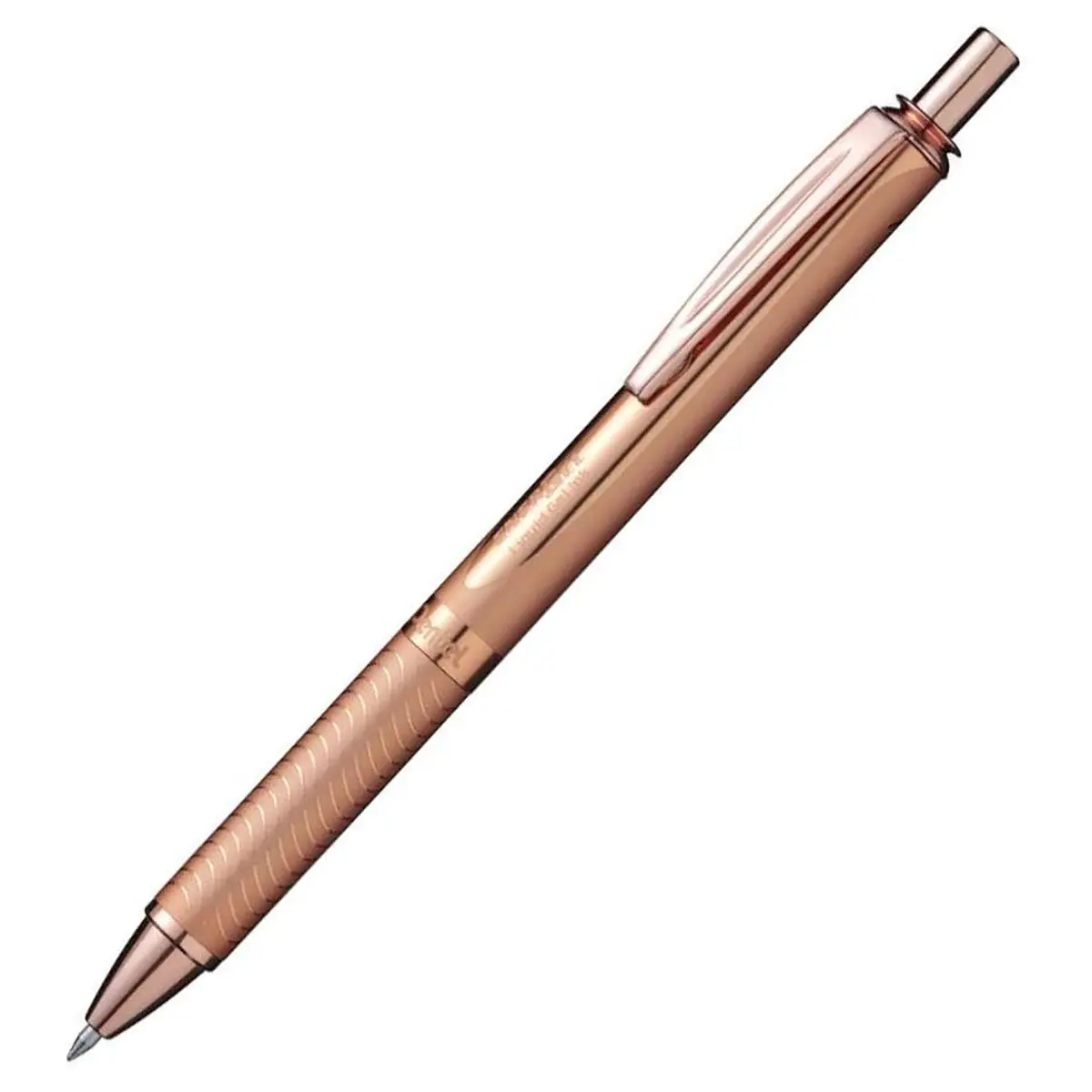 Pentel Energel Sterling Bl407 Rose Gold Rollerball Pen 1