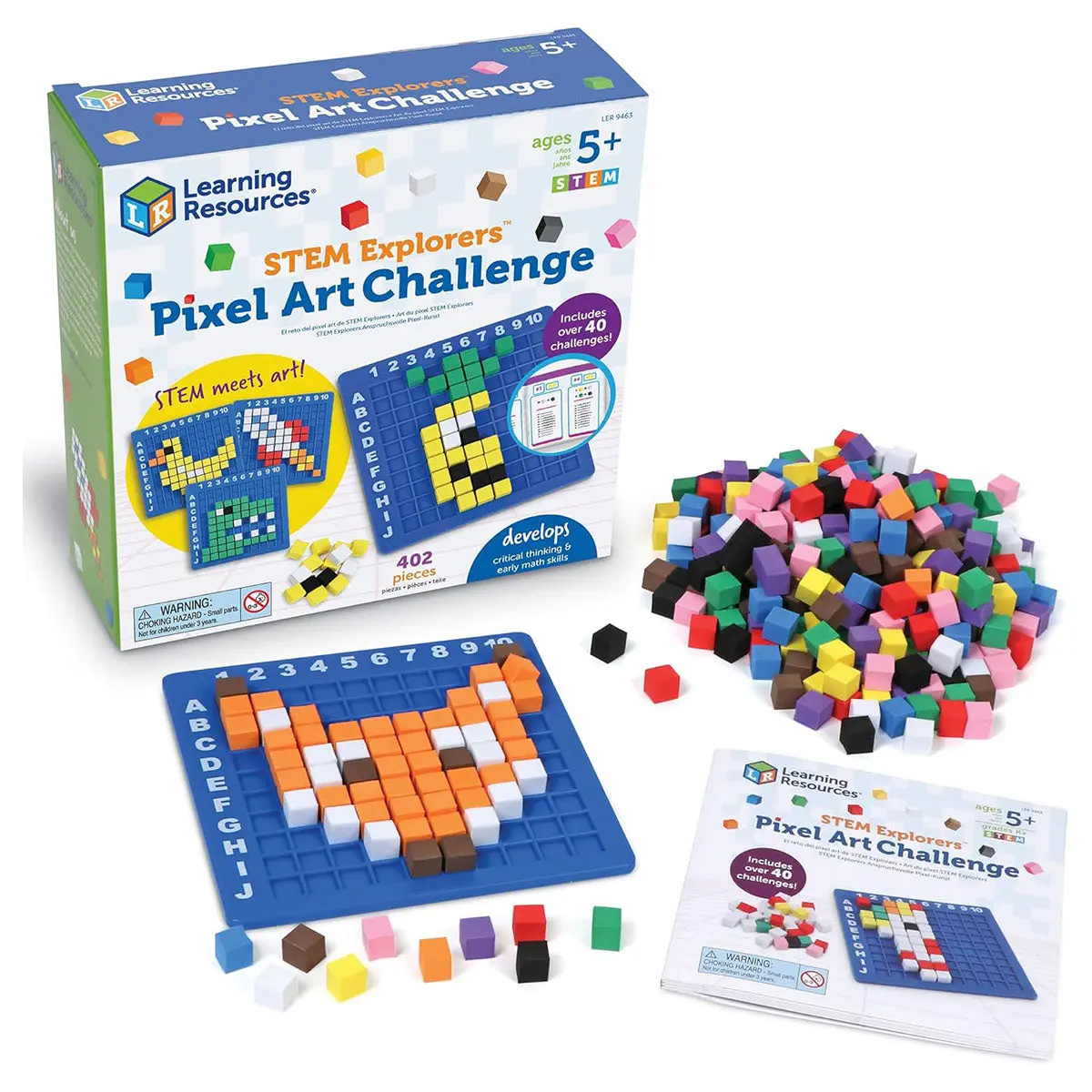 Learning Resources Stem Explorers Pixel Art Challenge Set 1