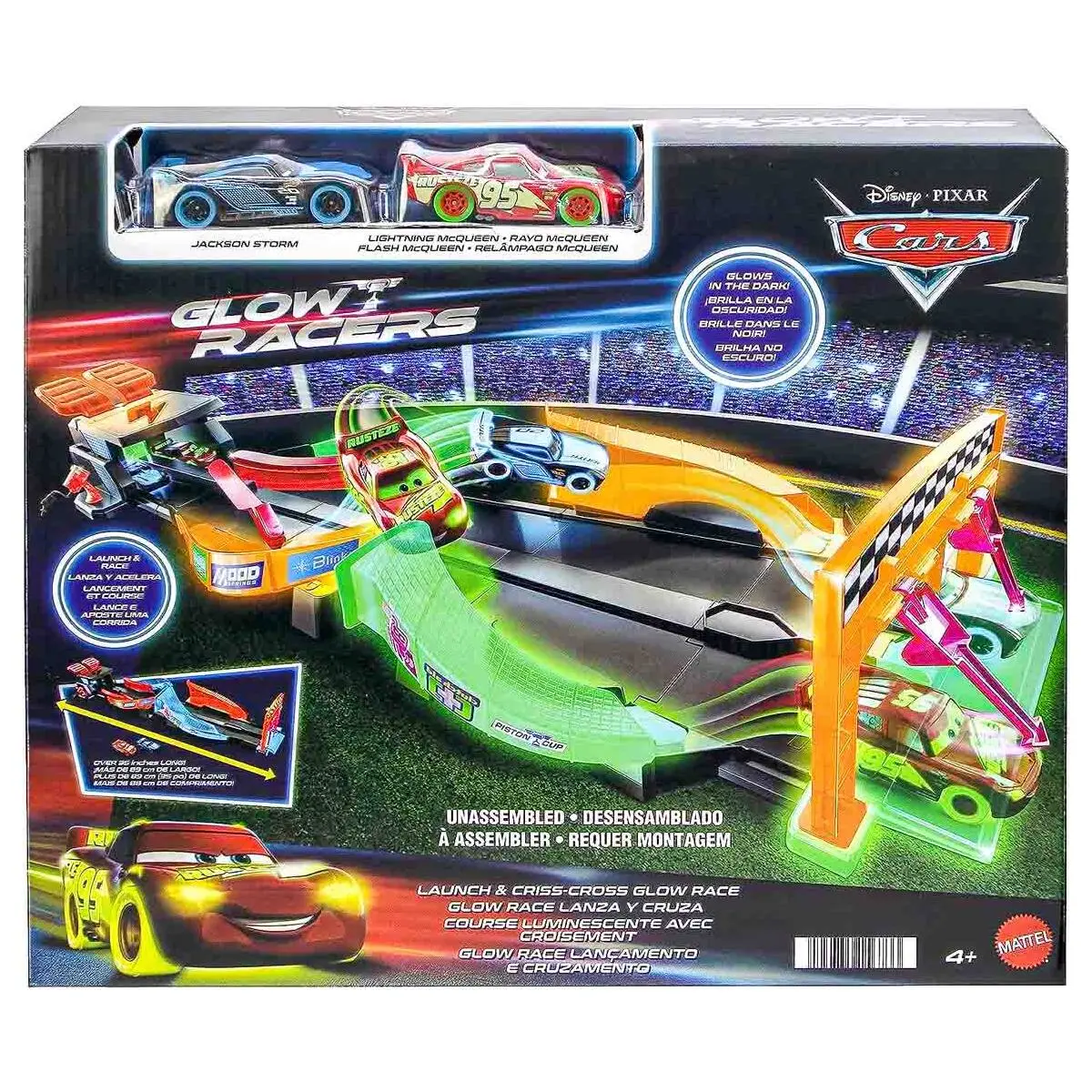 Disney Pixar Cars Glow Racers Set 1