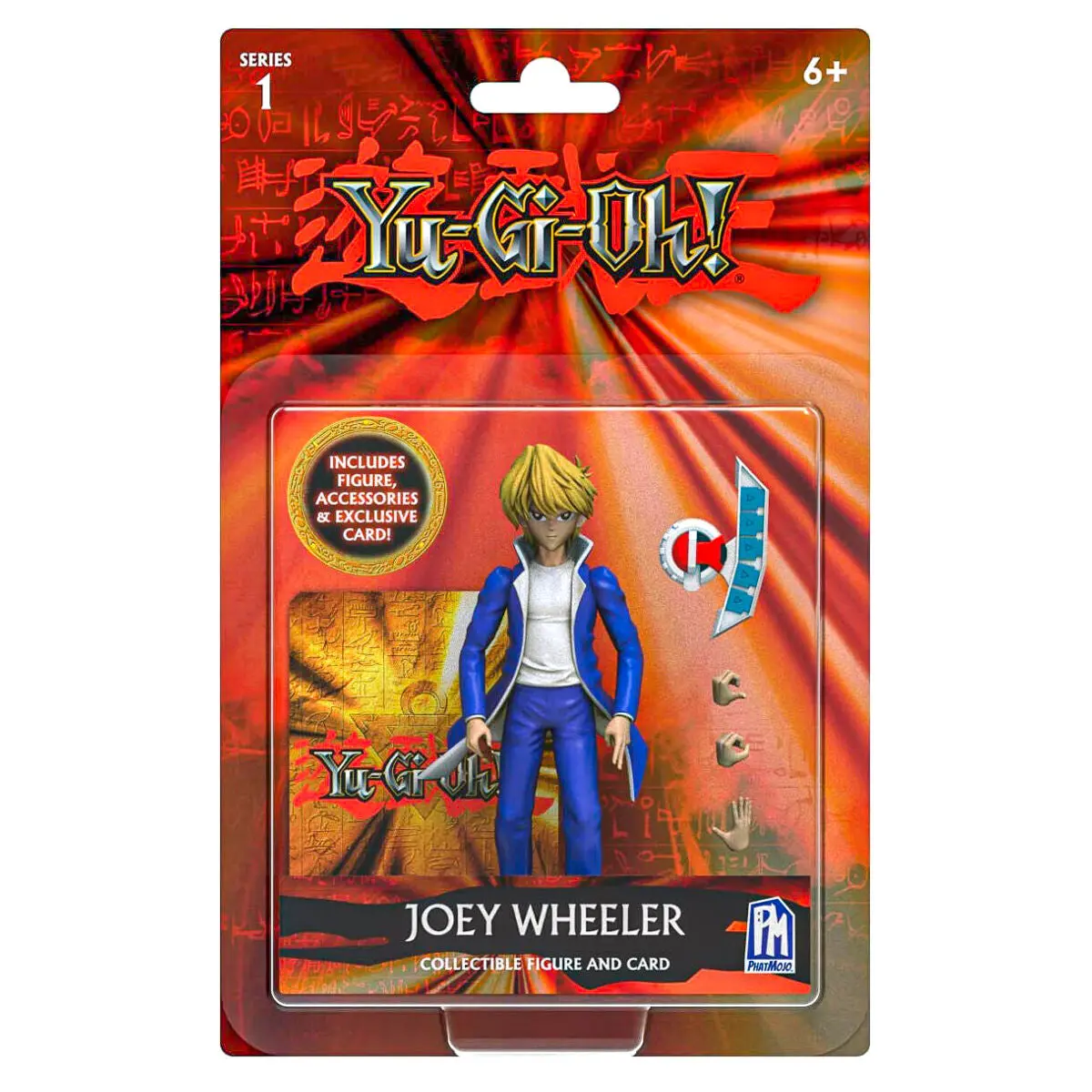 Yu-Gi-Oh! Joey Wheeler Collectible Figure And Card Series 1 1