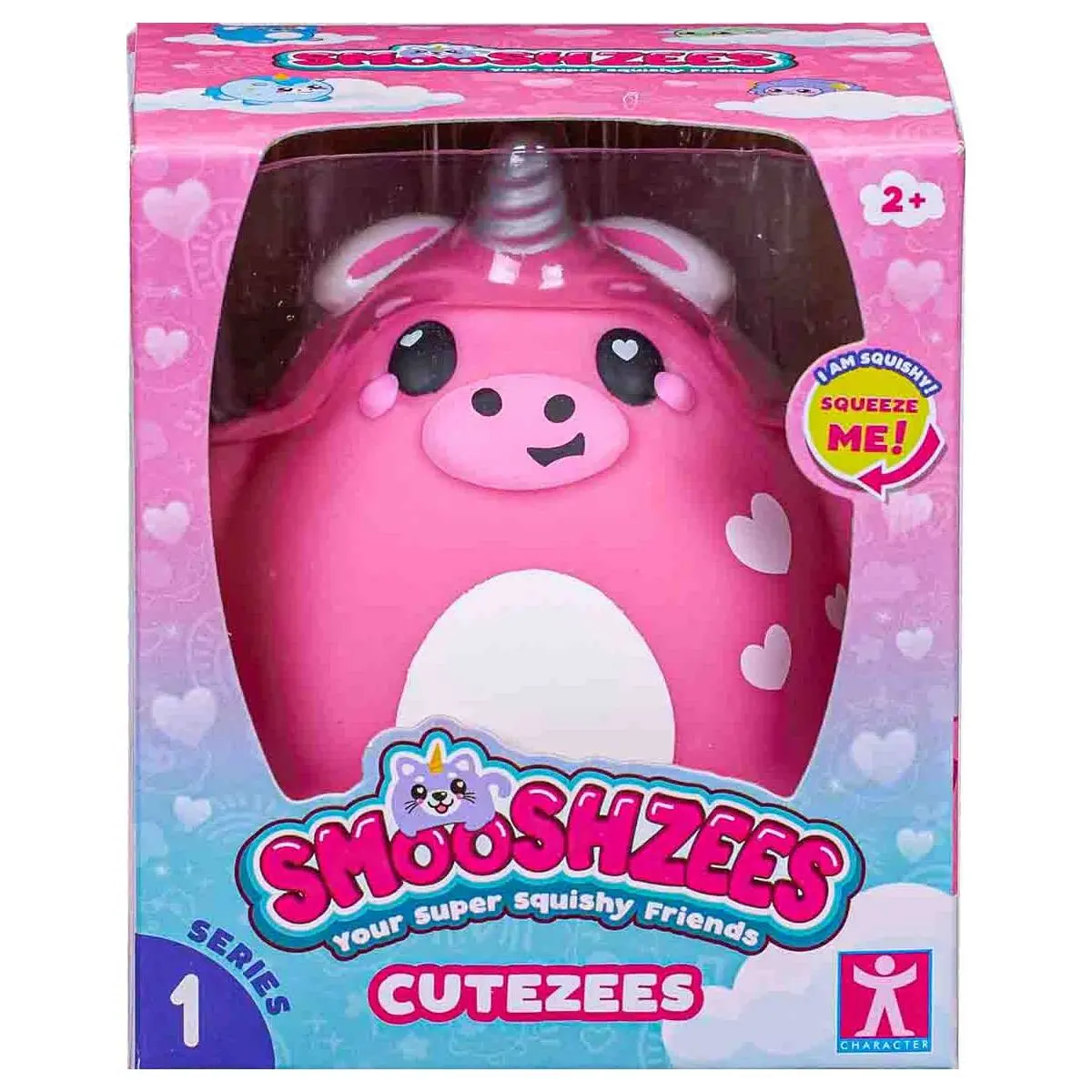 Smooshzees Cutezees Scarlet Unicorn Series 1 Soft Toy 1
