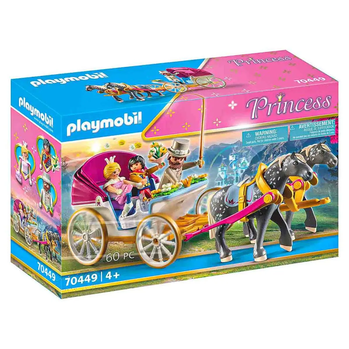 Playmobil Princess Horse-Drawn Carriage Playset 1