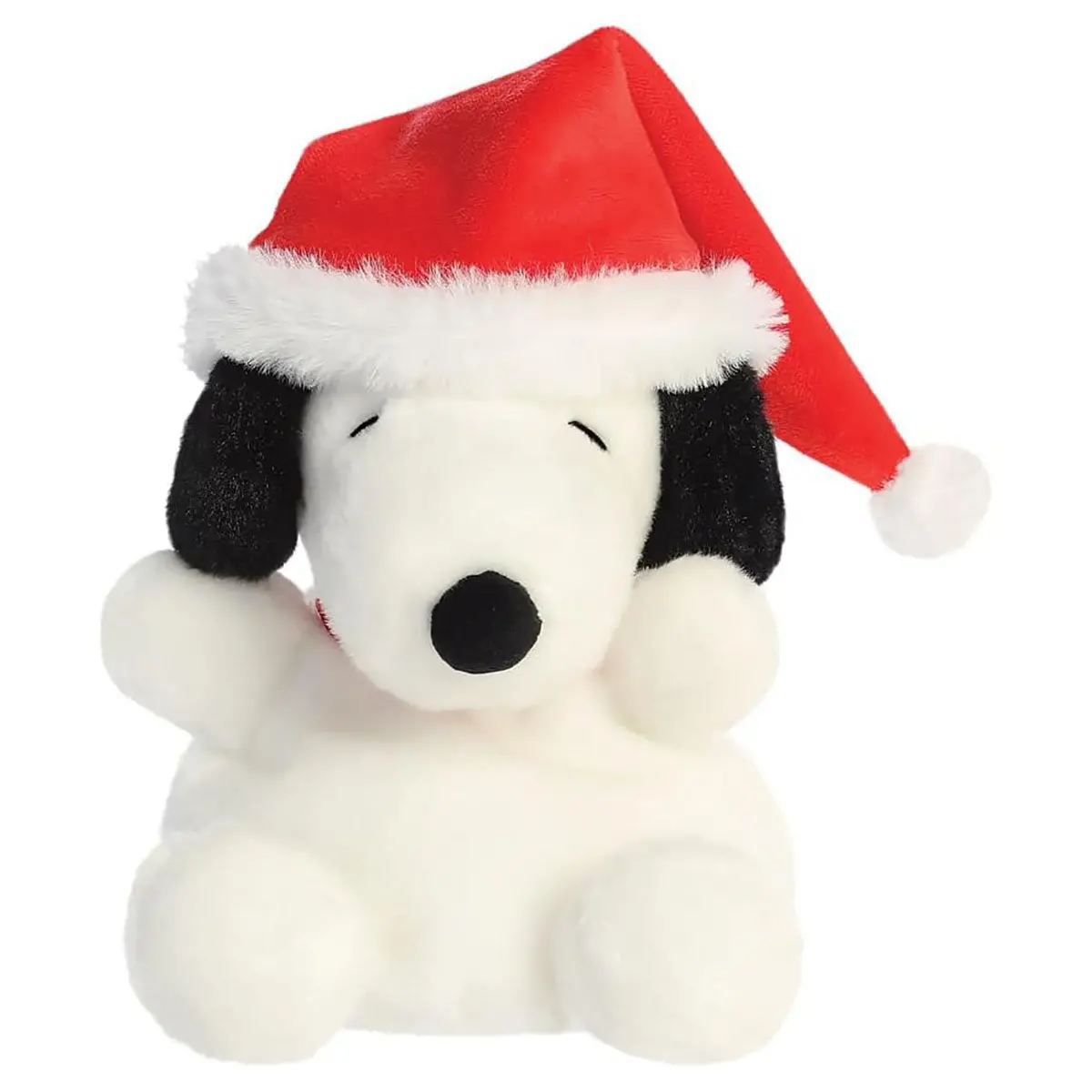 Palm Pals Peanuts Santa Snoopy 5" Soft Toy 1