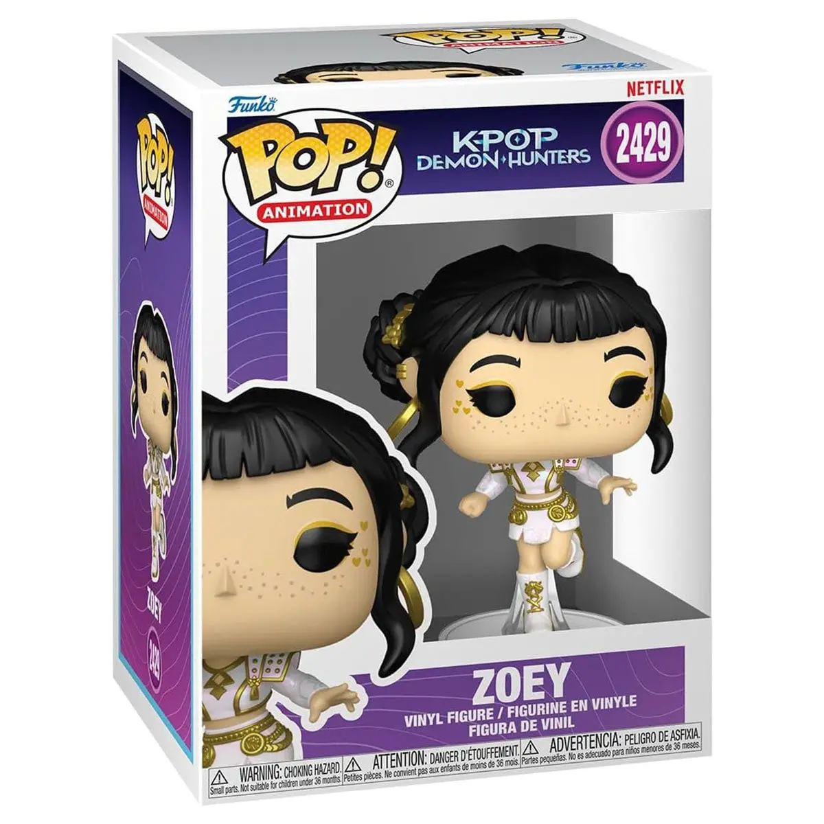 Funko Pop! Animation: K-Pop Demon Hunters: Zoey (What It Sounds Like) Vinyl Figure #2429 1