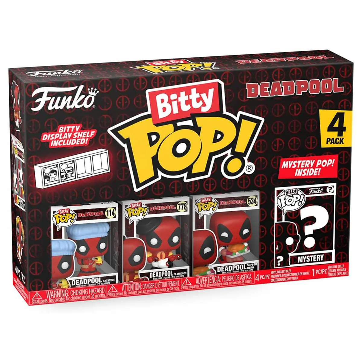 Funko Bitty Pop! Deadpool Mini Figures Series 2 (4 Pack) 1