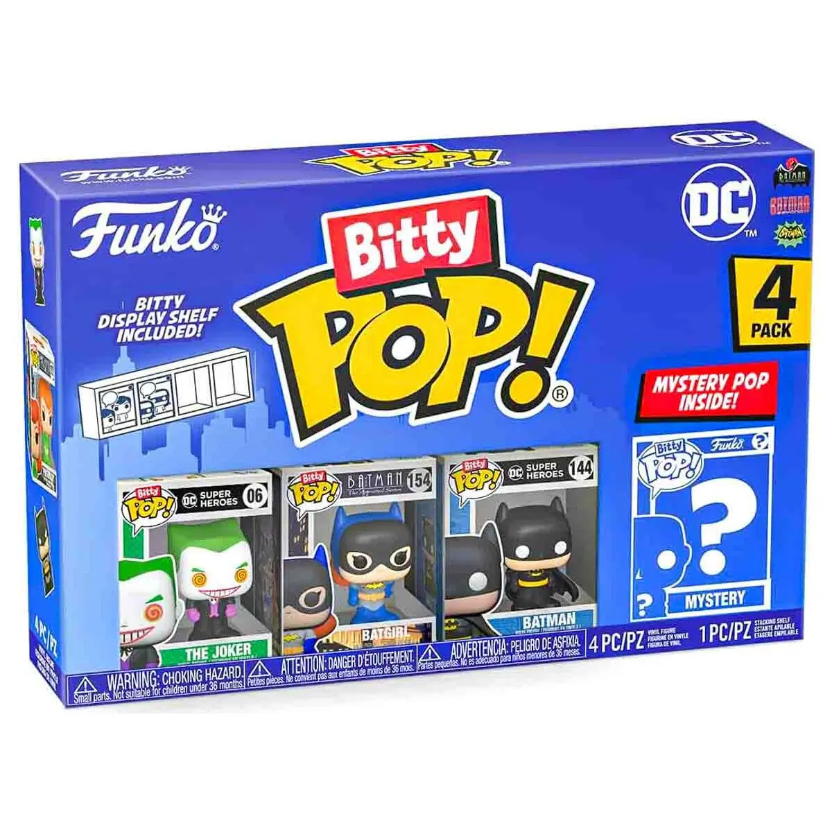 Funko Bitty Pop! Dc Mini Figures Series 2 (4 Pack) 1