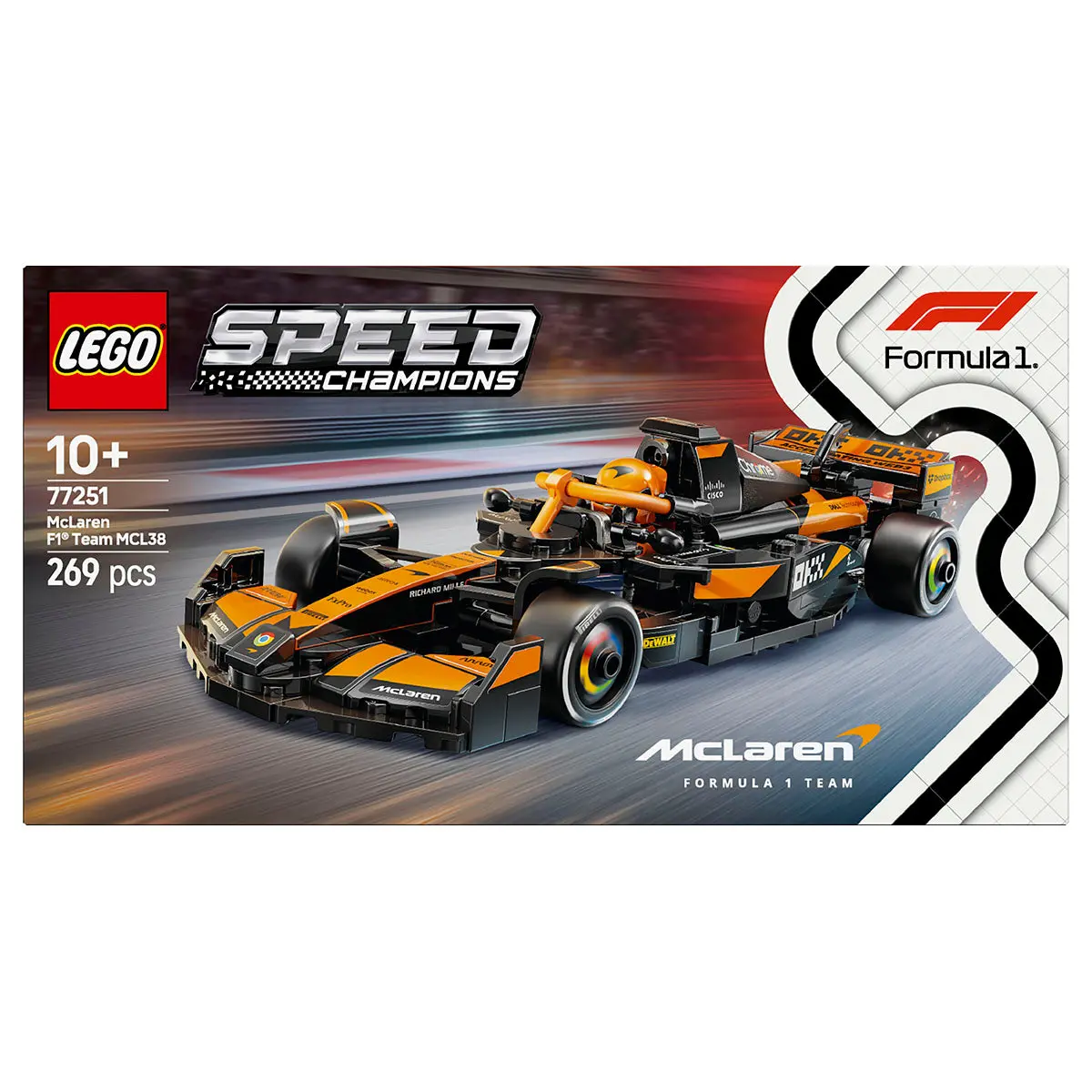 Lego Speed Champions Mclaren F1 Team Mcl38 Race Car Building Set 1
