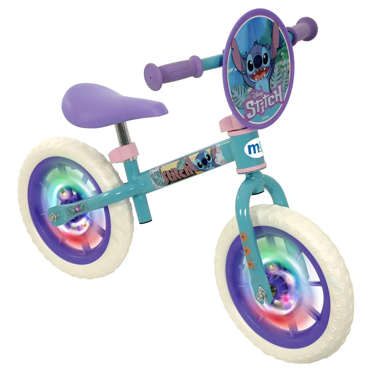 Disney Stitch 12" Balance Bike With Light Up Wheels 1