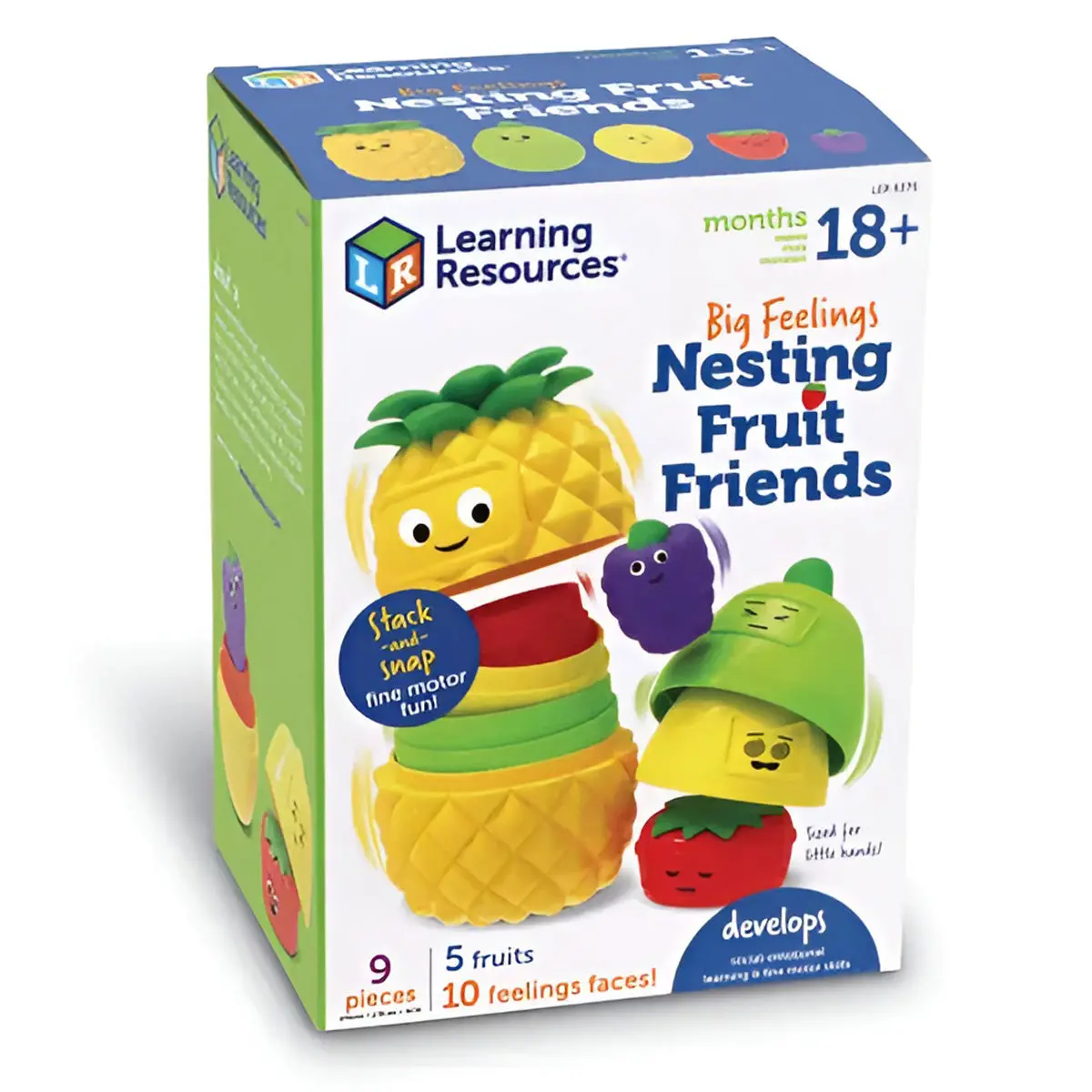 Learning Resources Big Feelings Nesting Fruit Friends Set 1