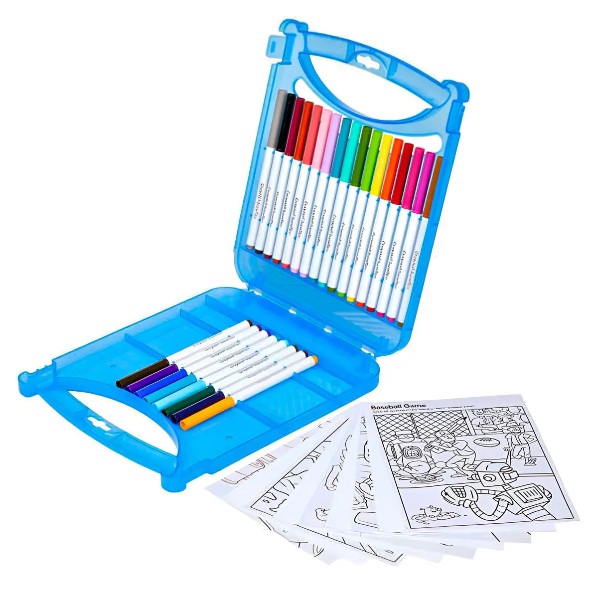 Crayola Create & Color 25 Super Tips Washable Markers Kit 2