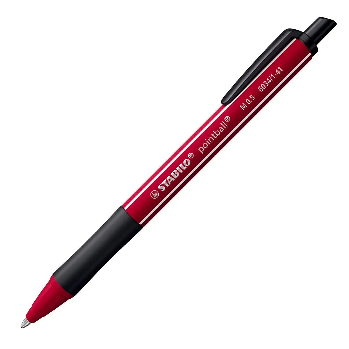Stabilo Pointball Naturecolors Wildflower Edition Burgundy Ballpoint Pen With Blue Ink 1