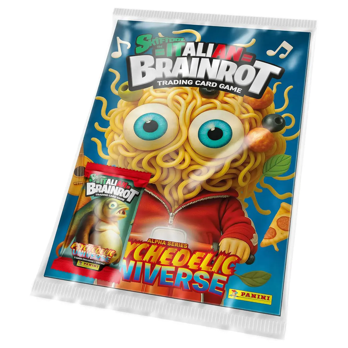 Panini Skifidol Italian Brainrot Trading Card Game Psychedelic Universe Starter Pack 1