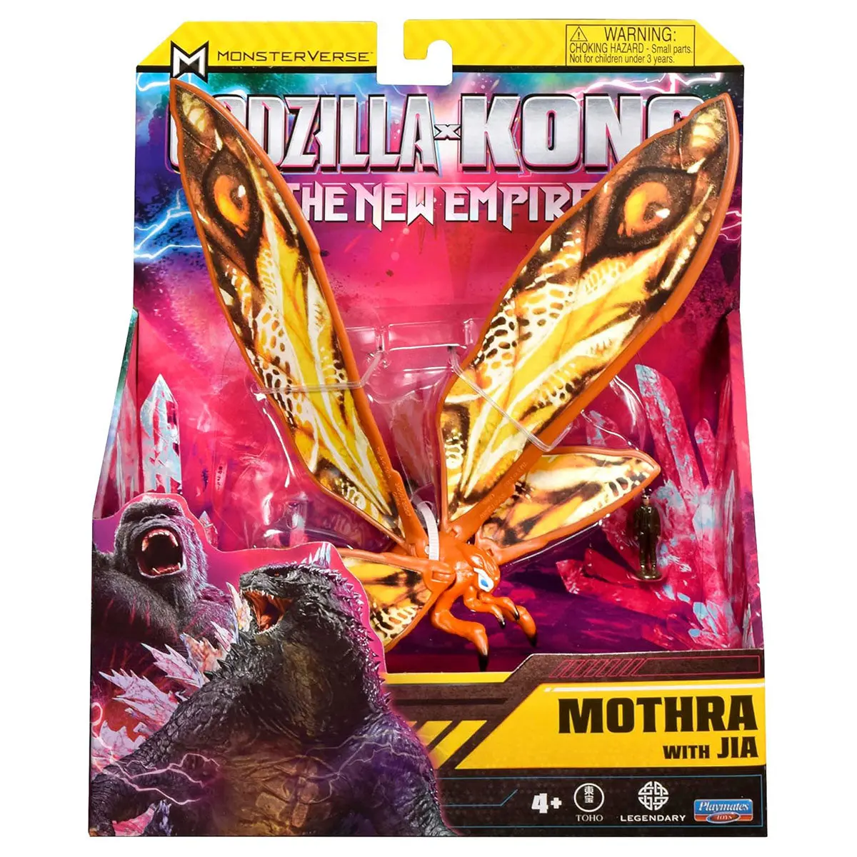 Godzilla X Kong: The New Empire Mothra With Jia 6" Figure 1