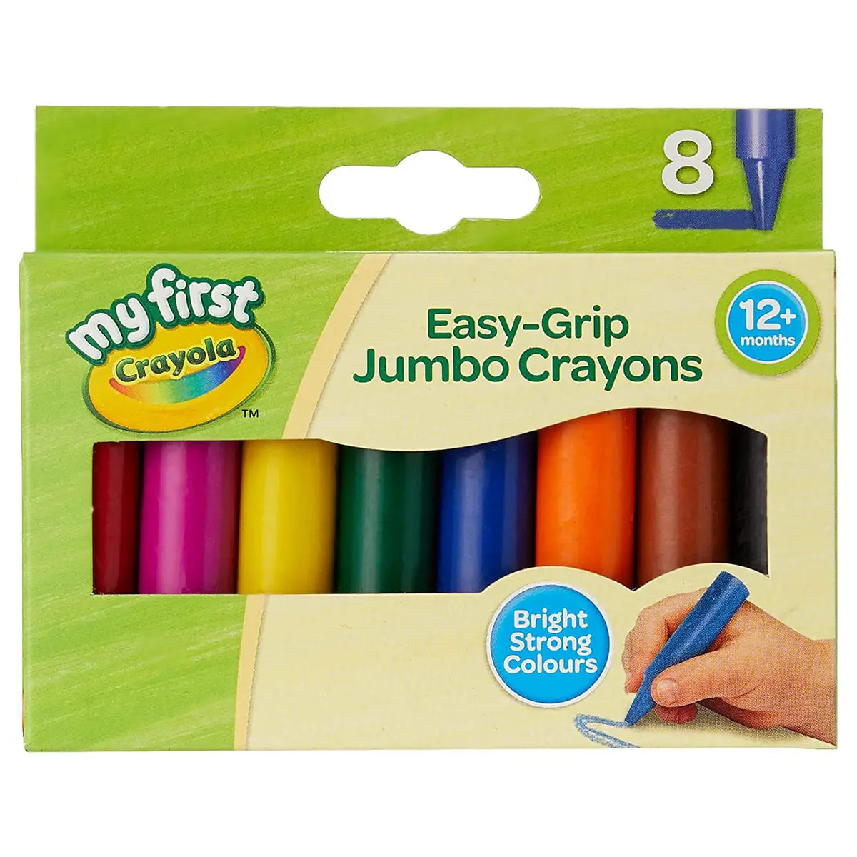 Crayola My First Easy-Grip Jumbo Crayons (8 Pack) 1