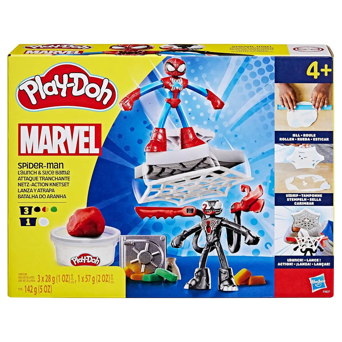 Play-Doh Marvel Spider-Man Launch & Slice Battle Playset 1
