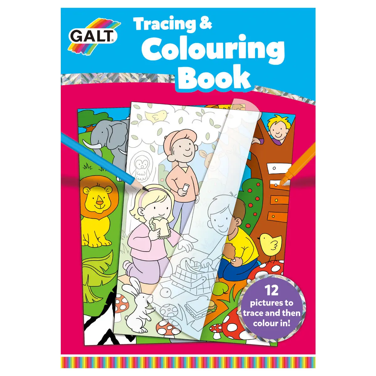 Galt Tracing & Colouring Book 1