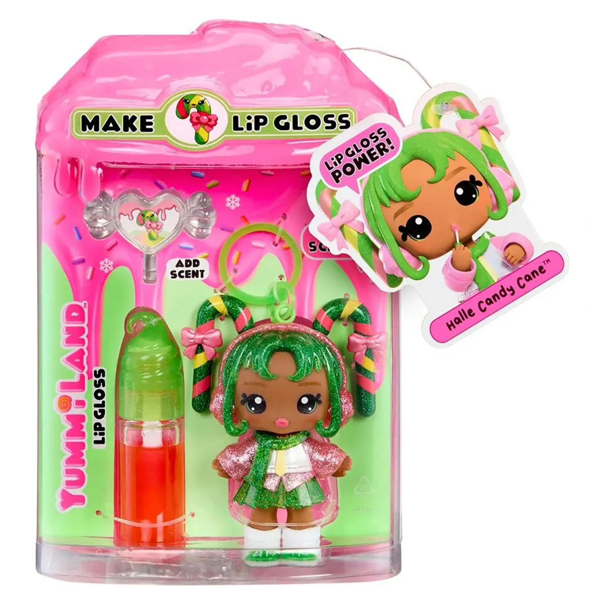 Yummiland Lip Gloss Halloween Halle Candy Cane Doll 1