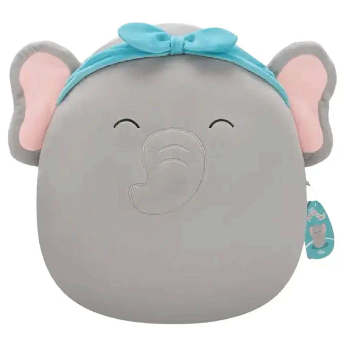 Squishmallows Mila Grey Elephant With Headband 16" Plush 1