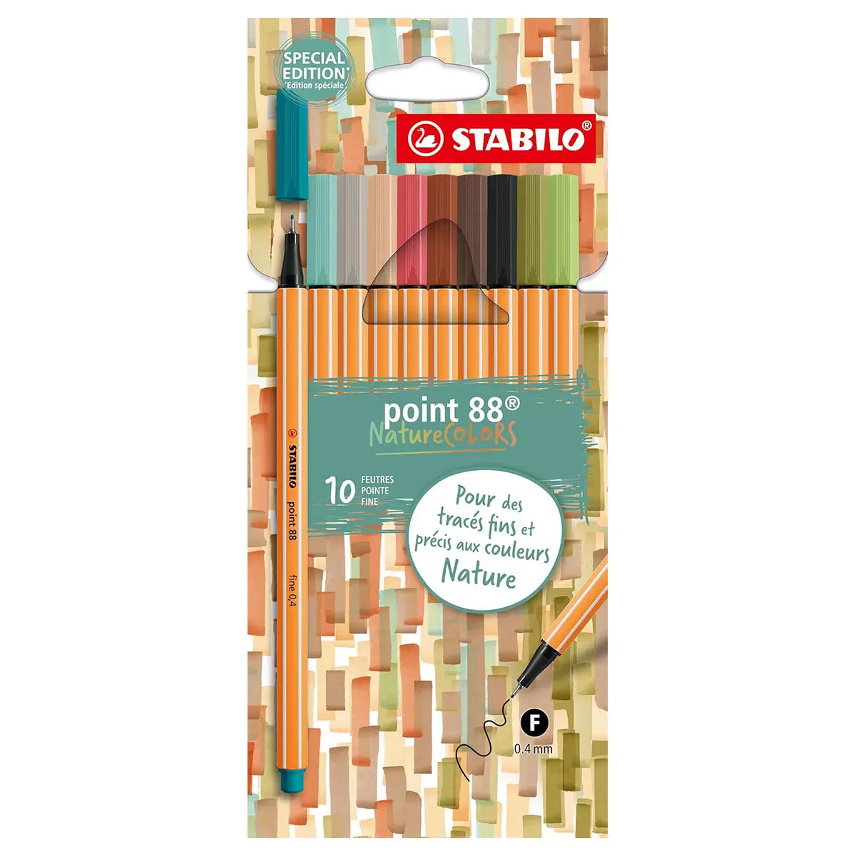 Stabilo Point 88 Naturecolors Fineliner Pens (10 Pack) 1