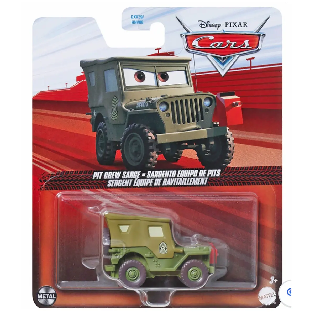 Disney Pixar Cars: Pit Crew Sarge 1:55 Car 1