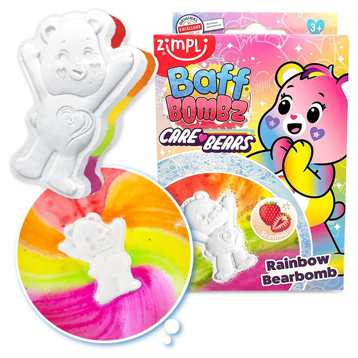 Zimpli Baff Bombz Care Bears Rainbow Bearbomb Bath Fun 1