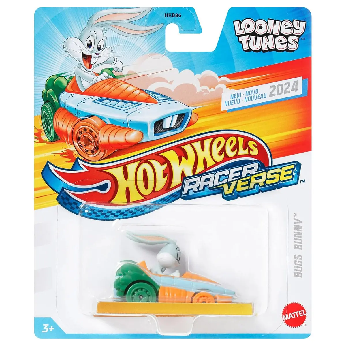 Hot Wheels Racer Verse Looney Tunes Bugs Bunny Vehicle 1