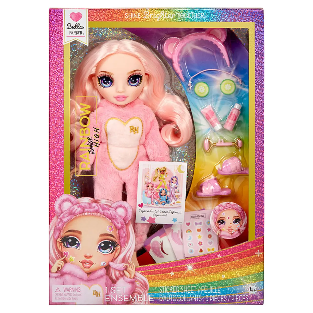 Rainbow Junior High Pj Party Bella Parker Doll 1