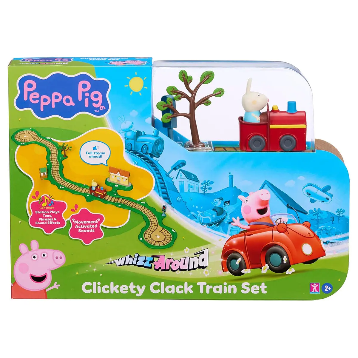 Peppa Pig Whizz-Around Clickety Clack Train Set 1