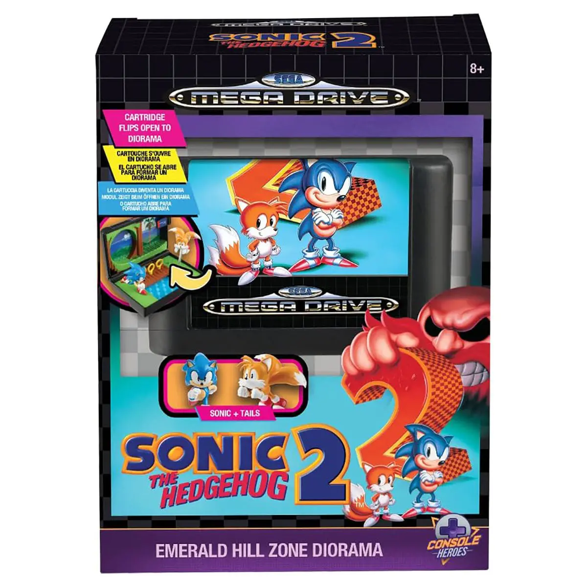 Sega Mega Drive Console Heroes: Sonic The Hedgehog 2: Emerald Hill Zone Diorama 1