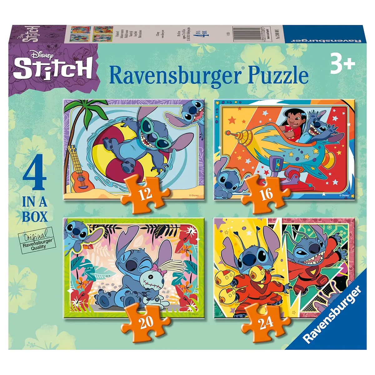 Disney Stitch 4 In A Box Puzzles 1